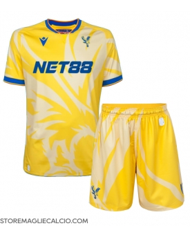Crystal Palace Maglia Gara Trasferta Repliche 2024-25 Bambino Maniche Corte Crystal Palace Maglia Gara Trasferta Repliche 2024-25 Bambino Maniche Corte